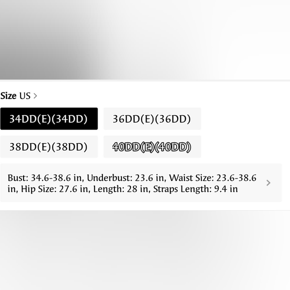 34DD SHEIN Black One-Piece Swimsuit with Front Knot - Picture 4 of 8